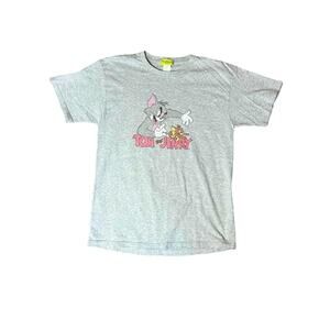 Vintage Hanna Barbera Tag 2004 Tom and Jerry Cartoon Tee Size Large